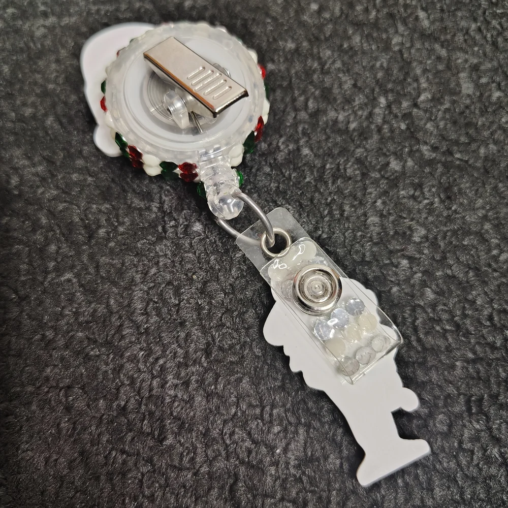 Grinch Christmas Retractable Badge Reel Cute Work Id Teacher Id Holder